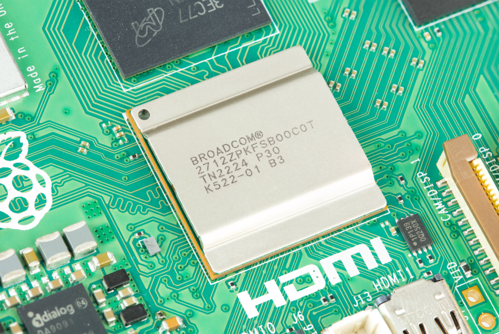 Raspberry Pi 5 with BCM2712 chip